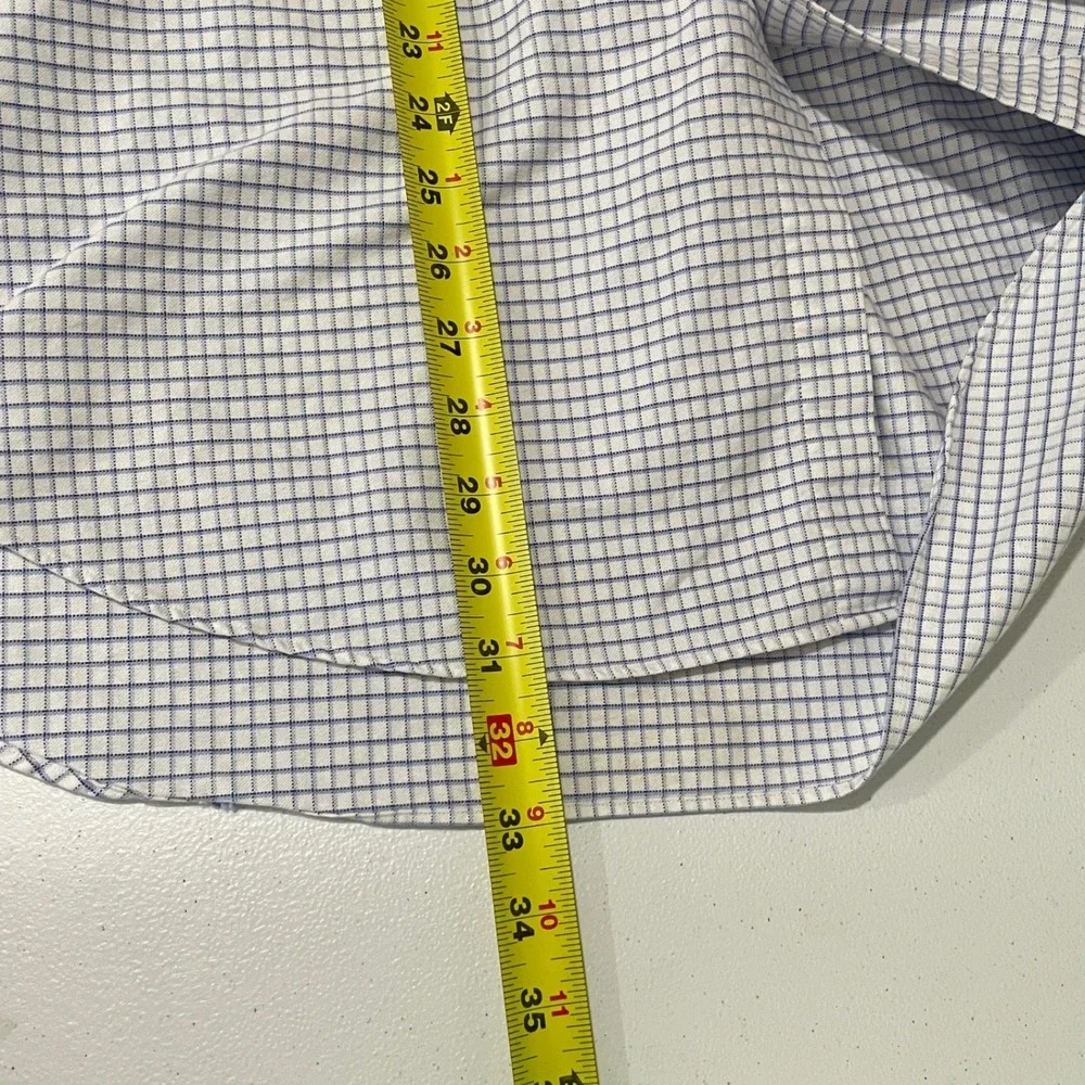 Ralph Lauren Mens Windowpane Check Blake Shirt Size XL Button Down Office Preppy